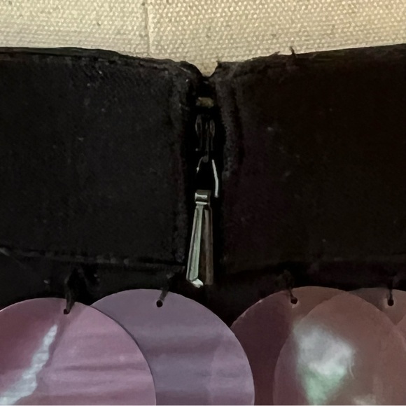 DKNY Iridescent Paillette Embellished Stretch Mini Skirt—NWT - Picture 11 of 17